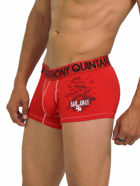 Men's AQ Trunk Men's Hybrid Collection Boxer Briefs Trunk-up Hot Pants – 3-Pack