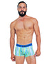 Men's AQ Trunk Men's Hybrid Collection Stripes Boxer Briefs Trunk-up Hot Pants – 3-Pack