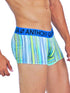 Men's AQ Trunk Men's Hybrid Collection Stripes Boxer Briefs Trunk-up Hot Pants – 3-Pack