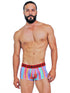 Men's AQ Trunk Men's Hybrid Collection Stripes Boxer Briefs Trunk-up Hot Pants – 3-Pack