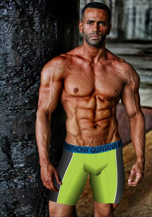 Men's AQ 3 Pack Hybrid Collection Extra Long Sporty Boxer Briefs – 3-Pack