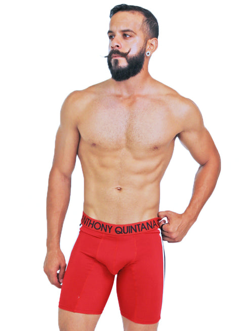 Men's AQ 3 Pack Hybrid Collection Extra Long Sporty Boxer Briefs – 3-Pack