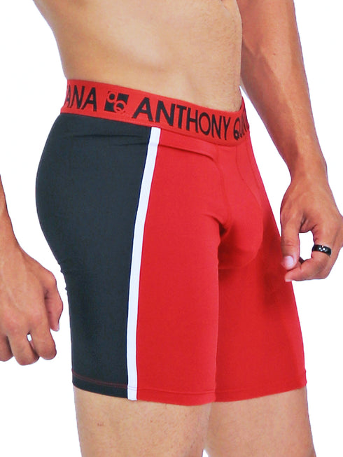 Men's AQ 3 Pack Hybrid Collection Extra Long Sporty Boxer Briefs – 3-Pack