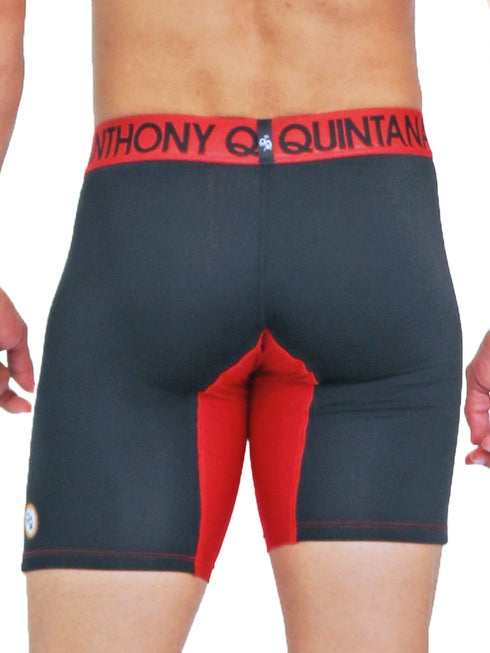 Men's AQ 3 Pack Hybrid Collection Extra Long Sporty Boxer Briefs – 3-Pack