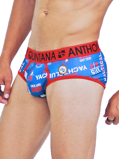 Men's AQ Hybrid Collection Nautical Boxer Briefs Trunk-up – 3-Pack