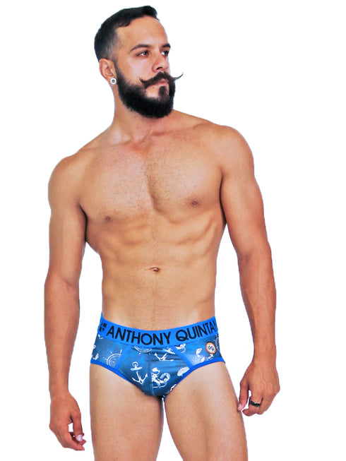 Men's AQ Hybrid Collection Nautical Boxer Briefs Trunk-up – 3-Pack