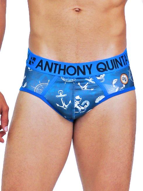 Men's AQ Hybrid Collection Nautical Boxer Briefs Trunk-up – 3-Pack