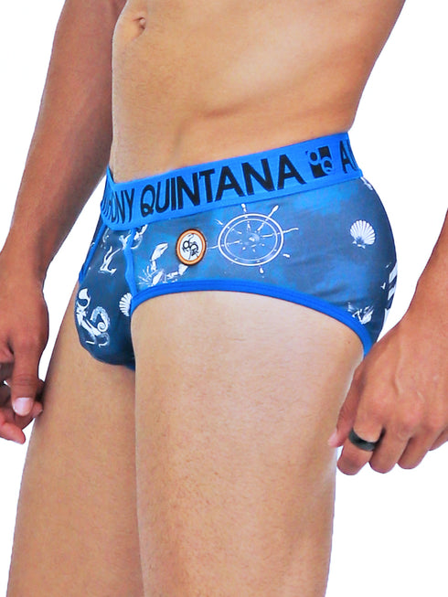Men's AQ Hybrid Collection Nautical Boxer Briefs Trunk-up – 3-Pack