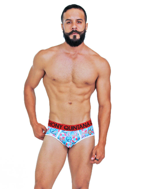 Men's AQ Hybrid Collection Nautical Boxer Briefs Trunk-up – 3-Pack
