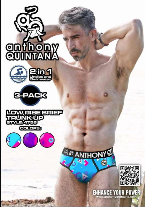 Men's AQ Hybrid Collection Boxer Briefs Trunk-up – 3-Pack