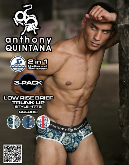 Anthony Quintana: Premium Underwear - Advance Microfiber Boxer Briefs - Certified Softness and Durability AQ4772