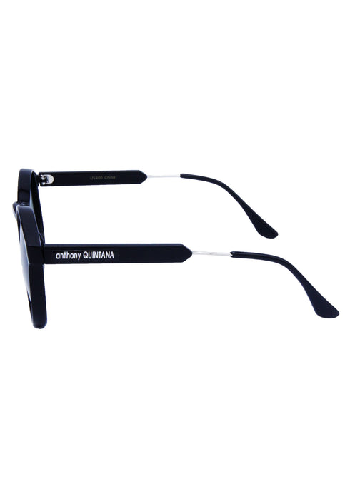 AQ Rounded Unisex Retro Sunglasses - Wine