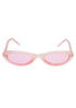 AQ Audrey Classics Retro Sunglasses - Pink