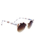 AQ Cat-Eye Unisex Retro Sunglasses - Almond