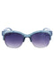 AQ Cat-Eye Metal / Plastic Retro Unisex Sunglasses - Gray & Purple