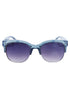 AQ Cat-Eye Metal / Plastic Retro Unisex Sunglasses - Gray & Purple