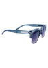 AQ Cat-Eye Metal / Plastic Retro Unisex Sunglasses - Gray & Purple