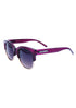 AQ Cat-Eye Unisex Retro Sunglasses - Wine