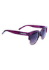 AQ Cat-Eye Unisex Retro Sunglasses - Wine