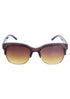 AQ Cat Eye Metal / Plastic Retro Unisex Sunglasses - Amber