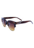 AQ Cat Eye Metal / Plastic Retro Unisex Sunglasses - Amber
