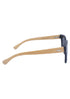 AQ Projection Earth Bamboo Sunglasses - Black / Bamboo / Sunburst