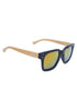 AQ Projection Earth Bamboo Sunglasses - Black / Bamboo / Sunburst
