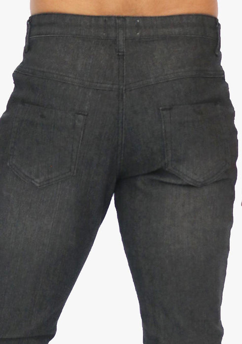 Men's AQ Skinny Fit Embellished DARK BLUE Stretch Jean "Bronx"