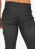 Men's AQ Ripped Skinny Fit Black Stretch Jean "Hamptons"