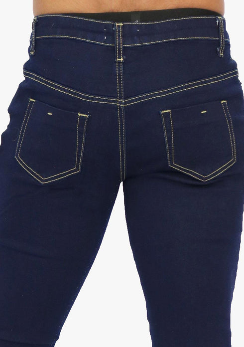 Men’s AQ Skinny Fit Ripped Stretch Jean "Harlem"