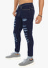Men’s AQ Skinny Fit Ripped Stretch Jean "Harlem"