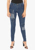 Women’s AQ Patched Skinny Fit Stretch Jean "Lexington Avenue"