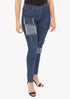 Women’s AQ Patched Skinny Fit Stretch Jean "Lexington Avenue"