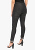Women’s AQ Ripped Skinny Fit Black Stretch Jean "Madison Avenue"