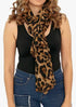 Women's Chiffon Print Kaftan Tunic - Leopard "Nepal"