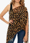 Women's Chiffon Print Kaftan Tunic - Leopard "Nepal"