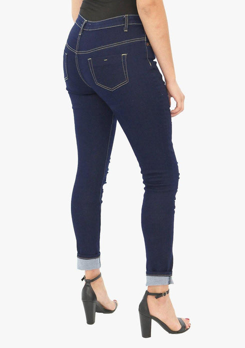 Women's AQ Ripped Skinny Fit Stretch Jean "Park Avenue"