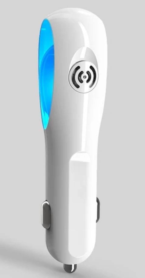 Fashion Car Oxigen Negative Ionizer Purification 3D White Be Safe, Be Fashion