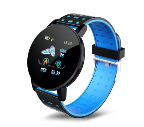 AQ Smart Watch & Health Tracker - Ocean Blue