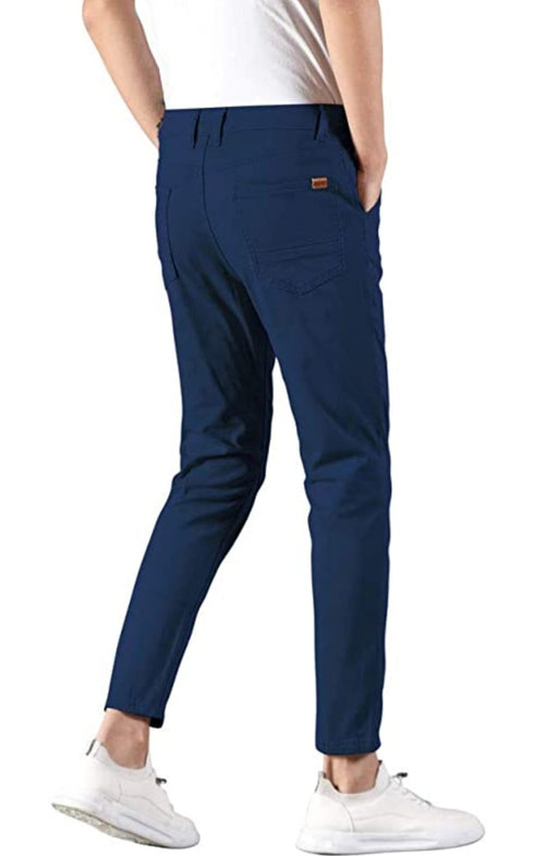 Men’s P&P Cropped Skinny Fit Stretch Chino Pants