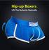 Men's AQ Padded Butts Up Blue Boxer trunk  Brief