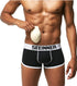 Men's AQ Padded Butts Up Black boxer trunk  Brief