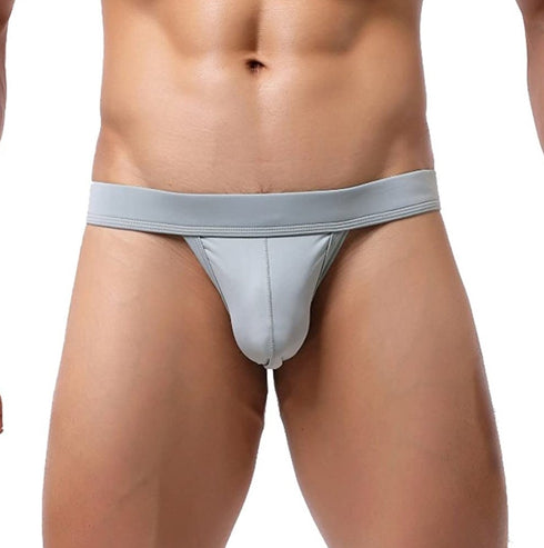 Men's Generic Futbol Jockstrap Underwear Gray