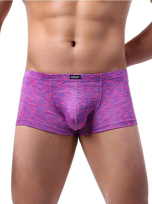 Pink Sexy Hot Pants Brief Underwear, Breathable, with Enhancer front pouch ONE PACK