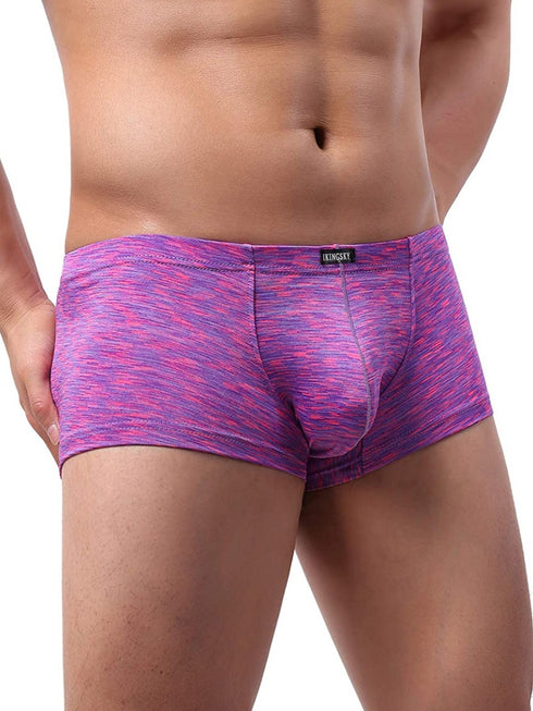 Pink Sexy Hot Pants Brief Underwear, Breathable, with Enhancer front pouch ONE PACK
