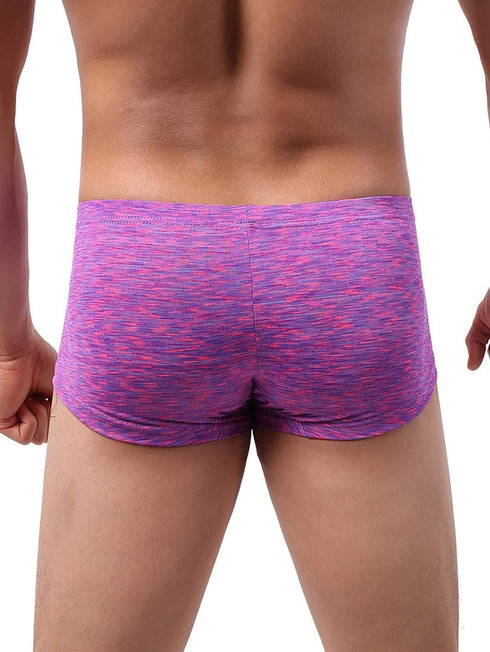 Pink Sexy Hot Pants Brief Underwear, Breathable, with Enhancer front pouch ONE PACK