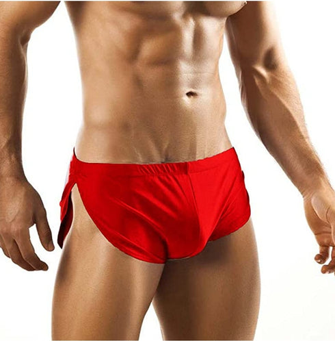 Red Sexy Runner Hot Pants Brief Underwear, Breathable ONE PACK