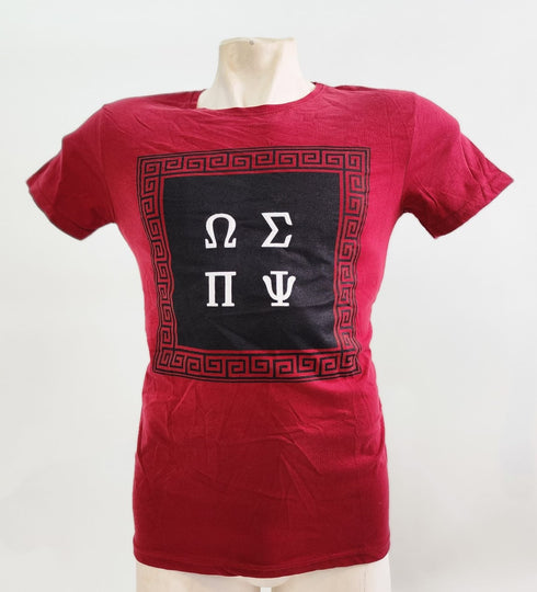 Men's Athletic Fit Crew Neck Short Sleeve T-Shirt Greek